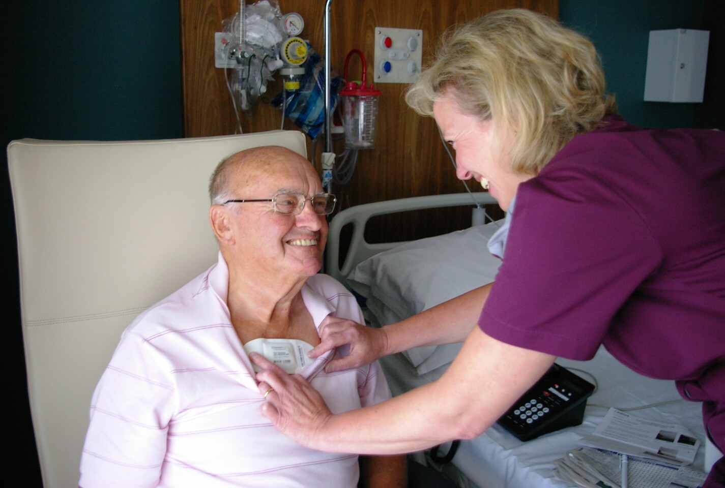 The system has the potential to relieve the pressure on hospital personnel, increasing the quality of time spent with individual patients (Photo: Sensium Healthcare)