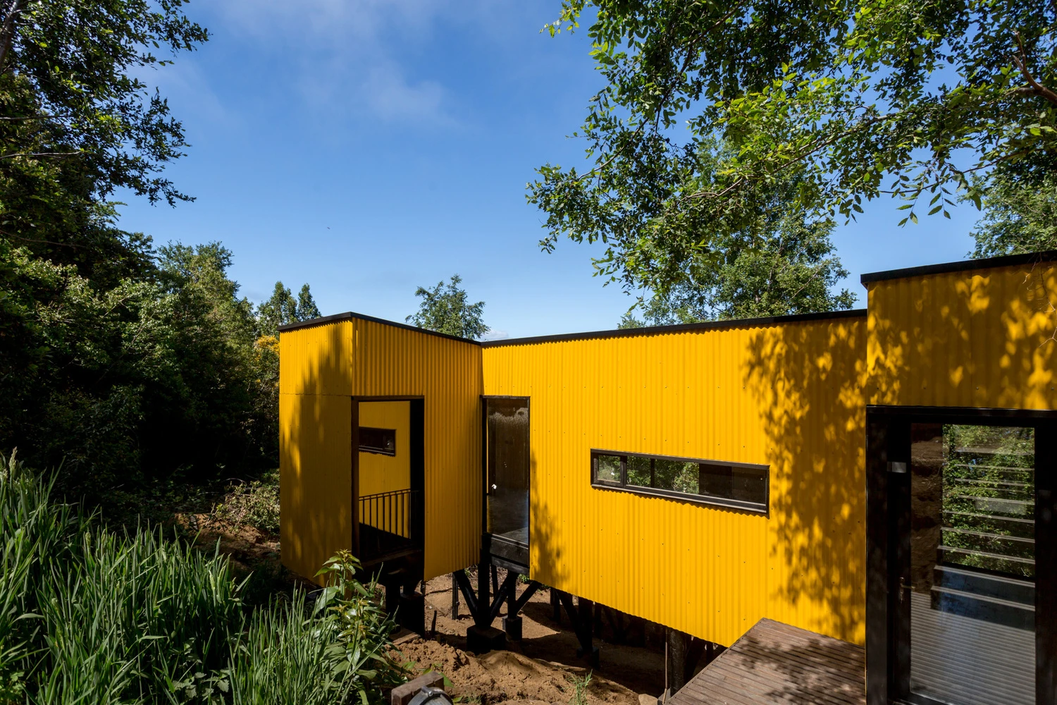 Yellow House is built with little impact on nature