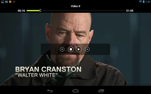 Control video playback from your Android device or physical remote of the set-top box