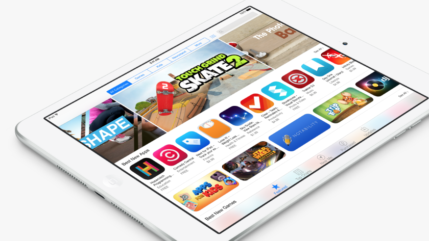 The new software makes some improvements to the App Store, such as