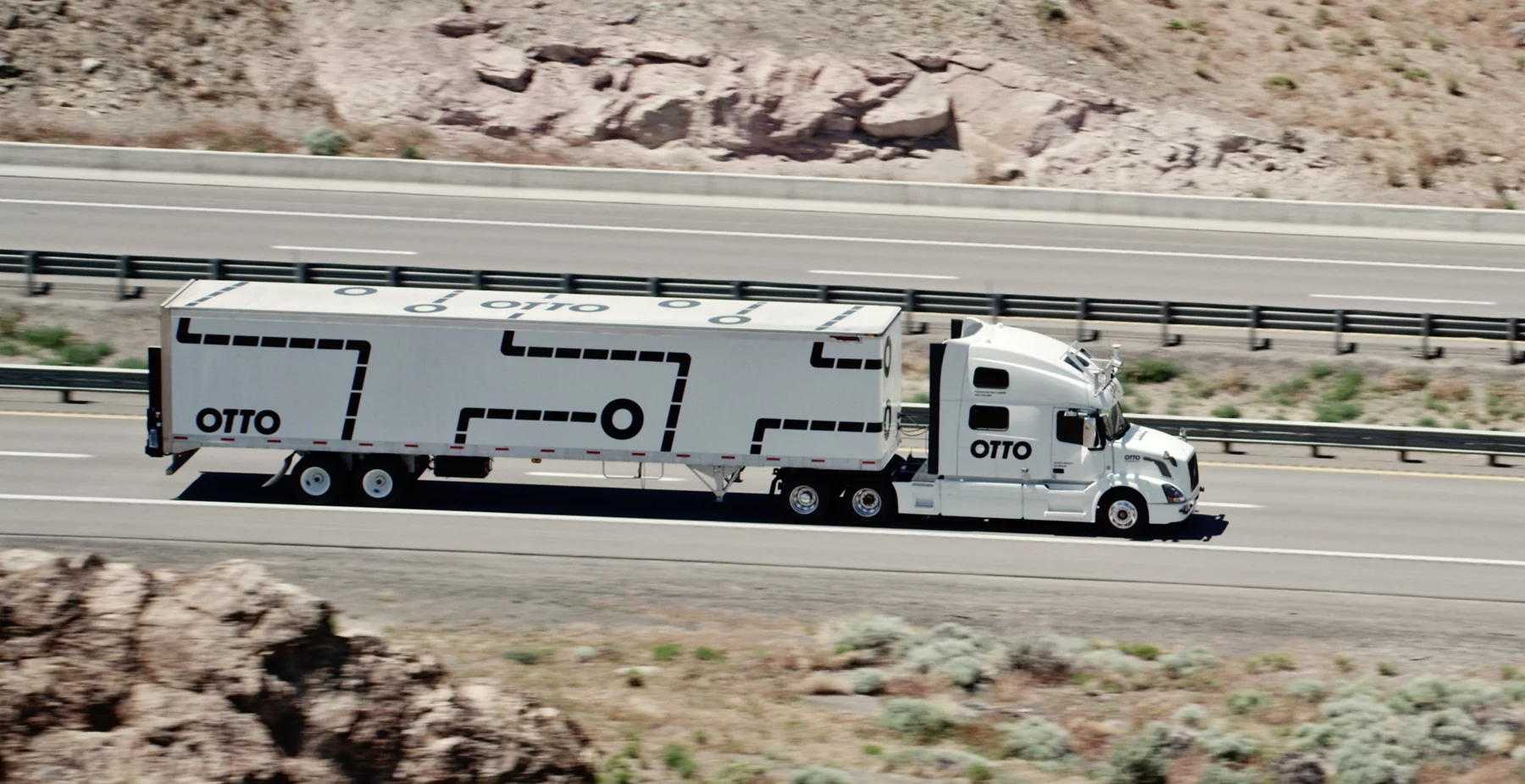 Otto is developing what it calls a "self-driving kit for long-haul trucks"