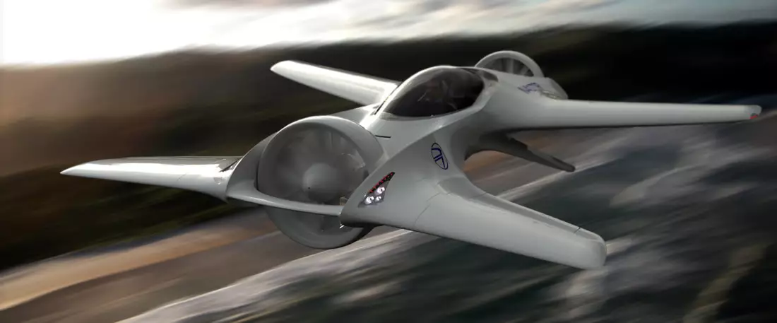 The DR-7 is a flying car being developed by DeLorean Aerospace