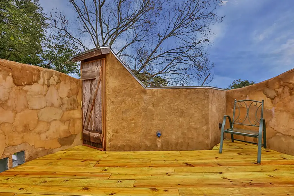 The Cowboy Boot House's deck