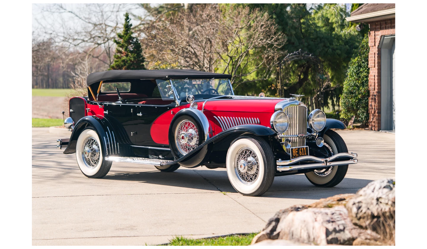 This 1933 Duesenberg Model J LaGrande Dual Cowl Phaeton sold for $1,655,000 at Bonhams' Amelia Island Auction on May 20, 2021