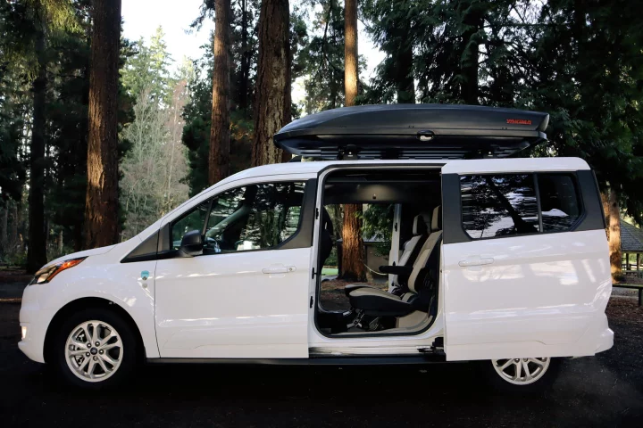 Caravan Outfitter makes the all-new 2022 Free Bird a Ford-based four-seat mini-camper van