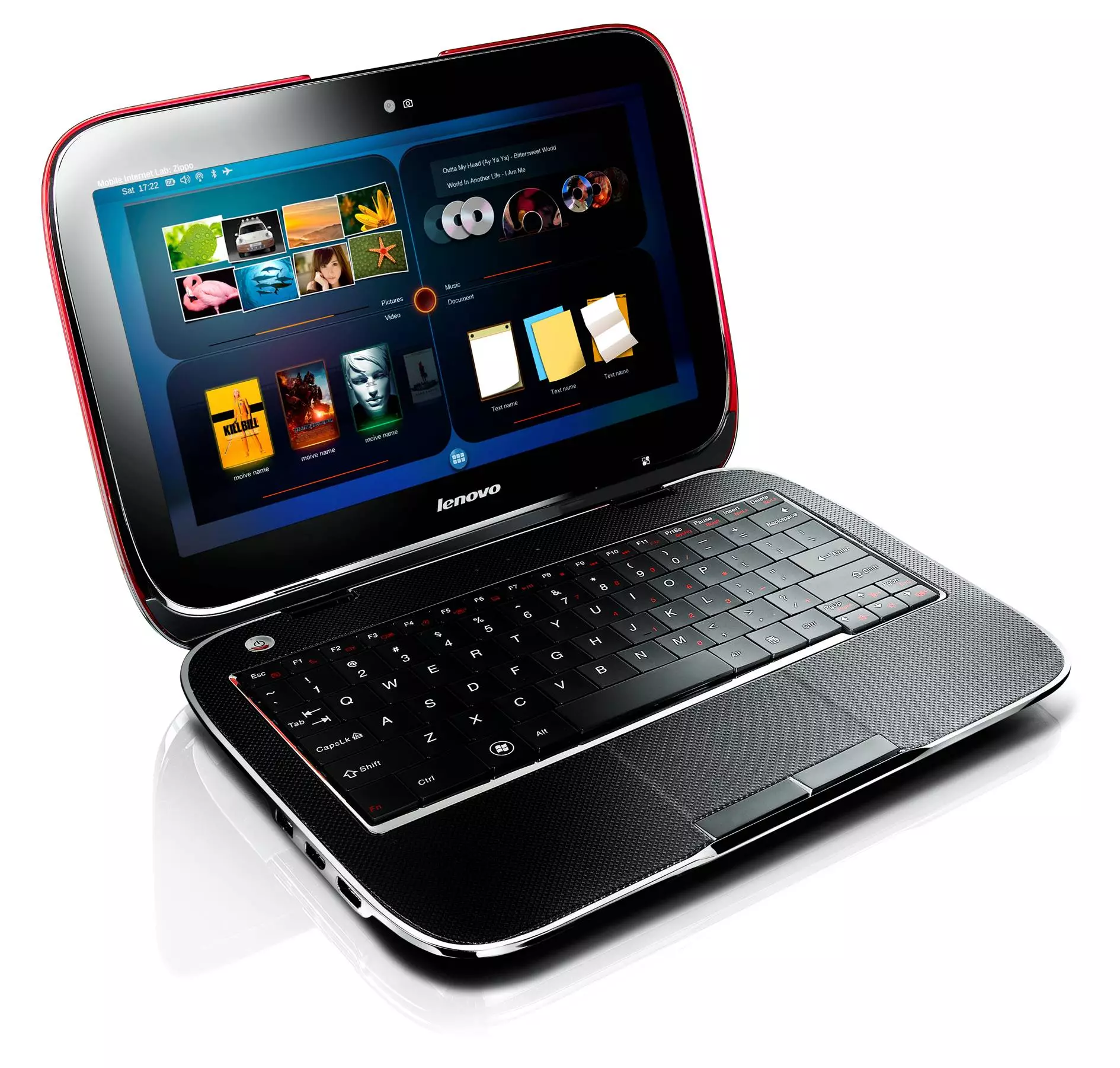 When in notebook mode, the U1 will run on Windows 7 and have an Intel Core 2 Duo processor as its powerhouse