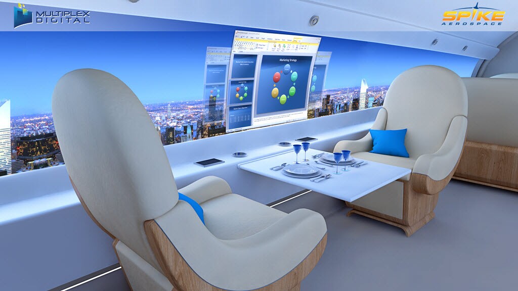 A rendering of the S-512 passenger cabin