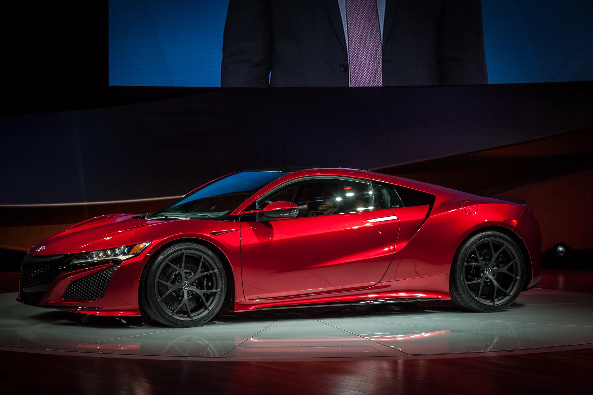 The production spec Acura NSX Version 2.0