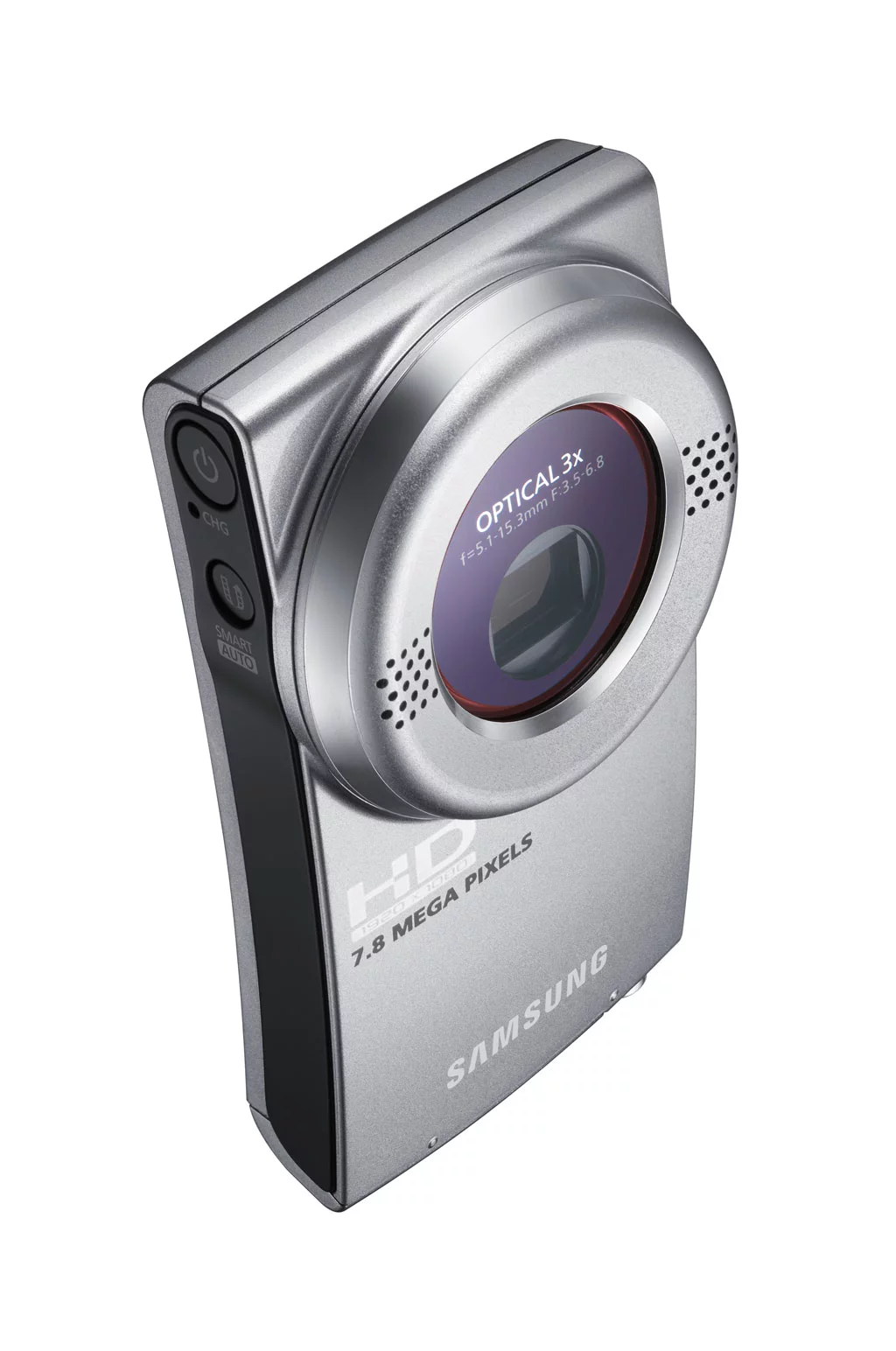 The Samsung HMX-U20 features a 3x optical zoom