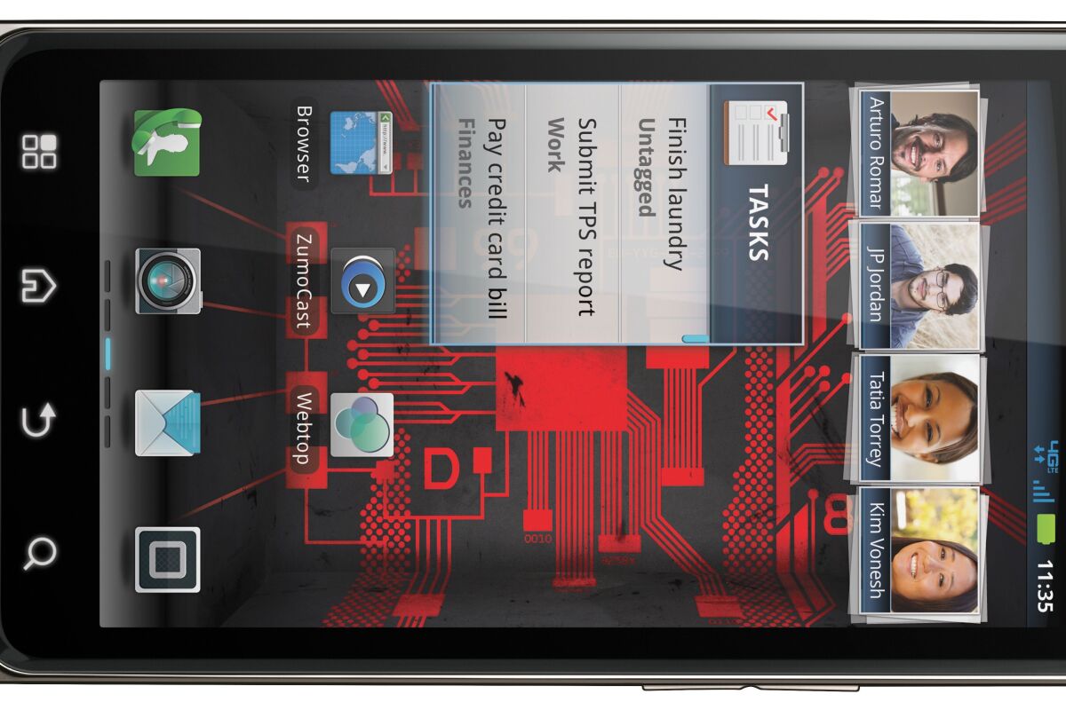 The Motorola Droid Bionic smartphone will be available to consumers starting tomorrow