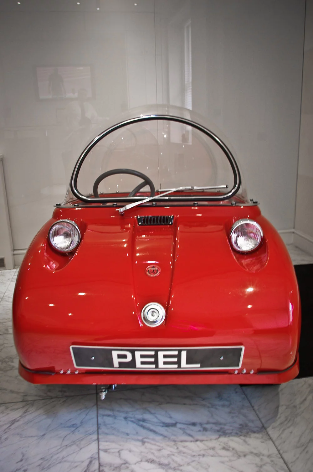The three-wheeled Peel Trident microcar