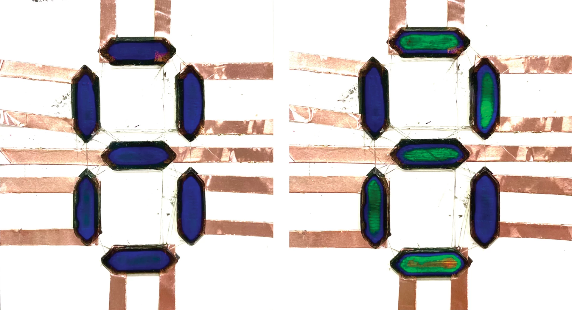 Bioinspired color-changing material could warn of damaged goods