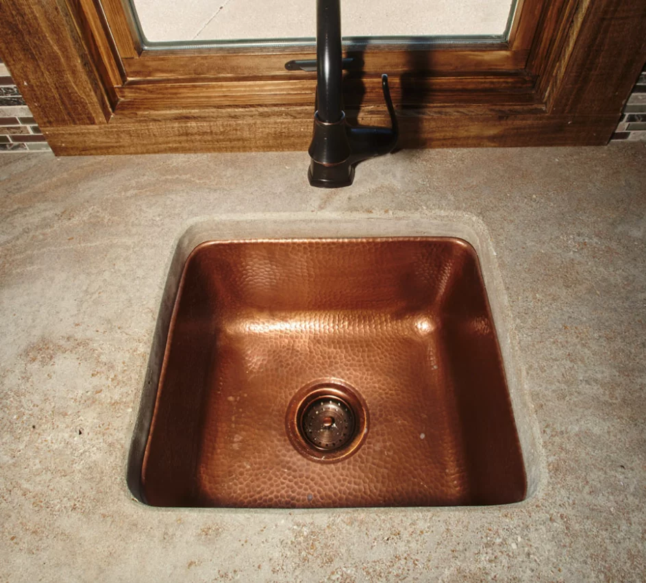 The copper sink