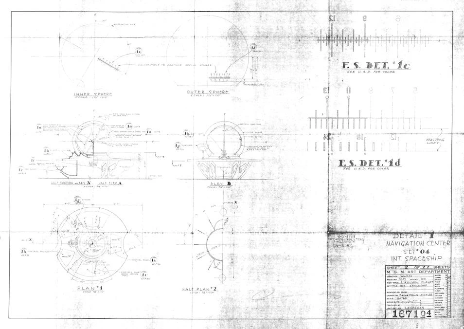Plan of the spaceship astrogator