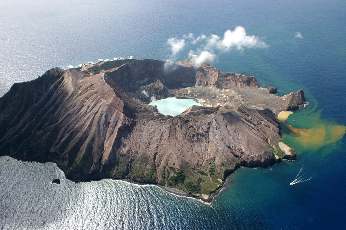 New Zealand's White Island volcano