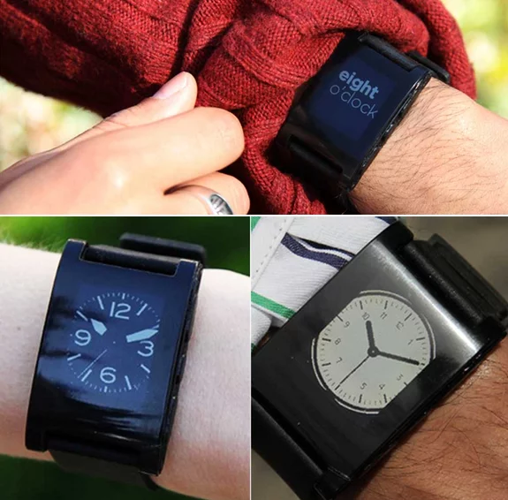 The Pebble smartwatch