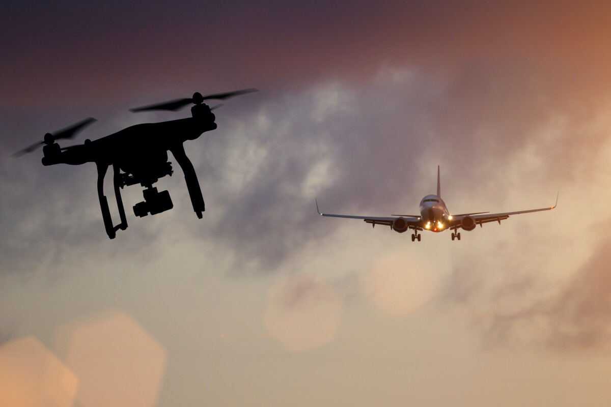 Drones can be particularly dangerous when flown around places such as airports