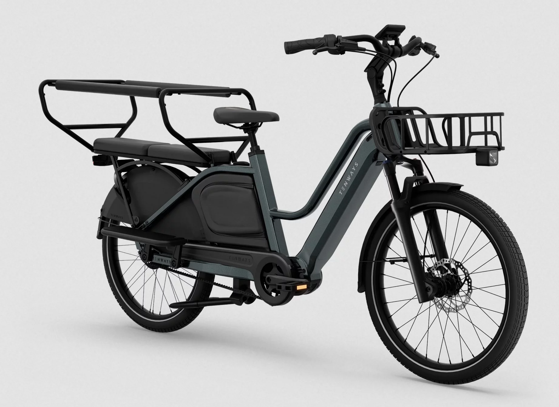 The Longtail Duo features a low-maintenance, clean and quiet Gates Carbon belt drive