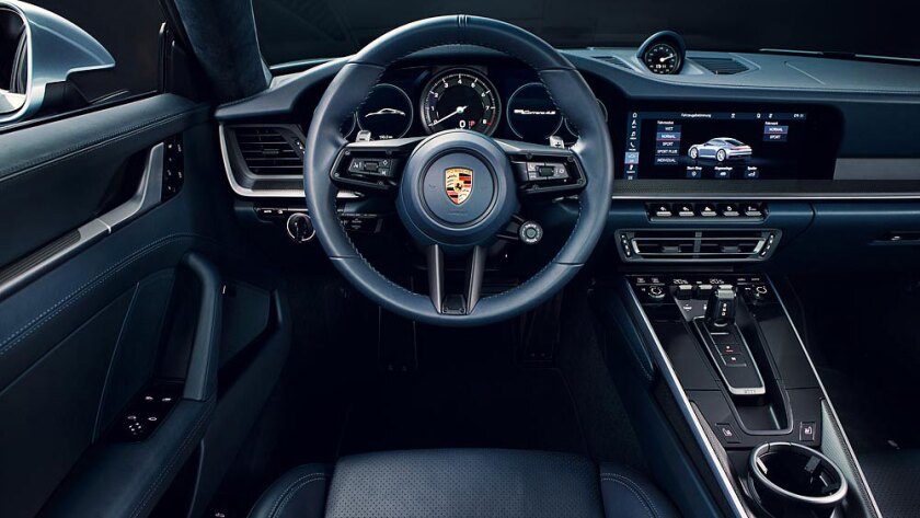 A look at the redesigned interior of the new 911