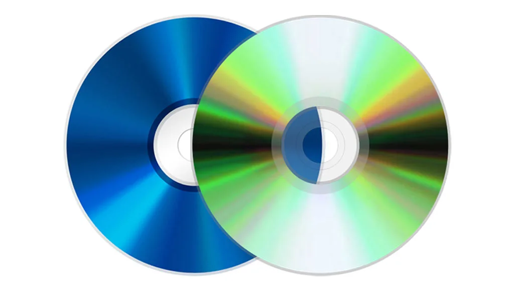 The new dual format 'flipper' discs feature standard DVD format on one side, and Blu-ray on the other