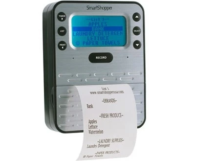 The SmartShopper Deluxe Grocery List Assistant