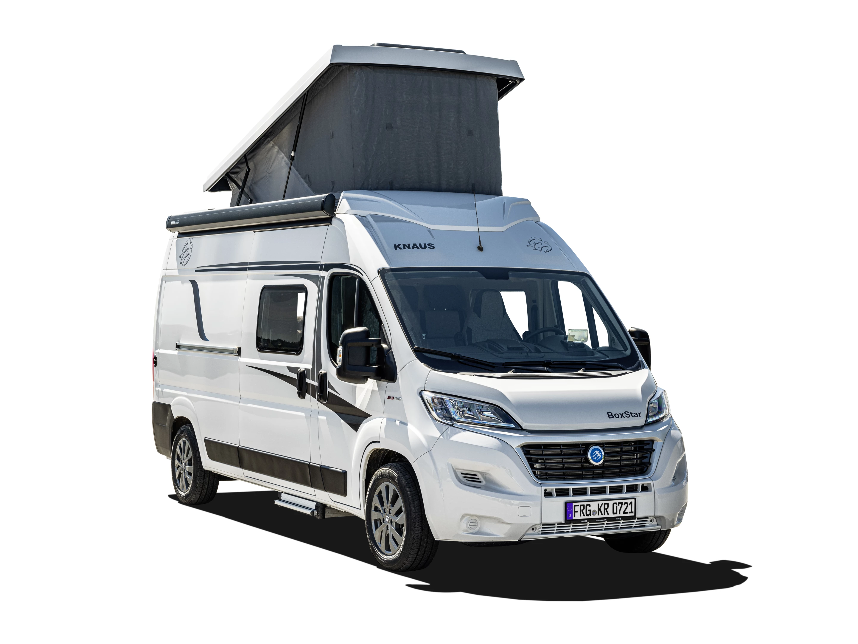 Knaus Boxstar 600 Street with new pop-up roof
