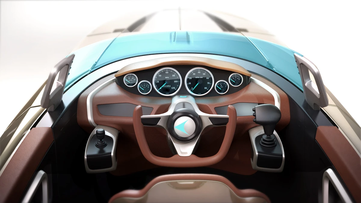Sit in the driver's seat