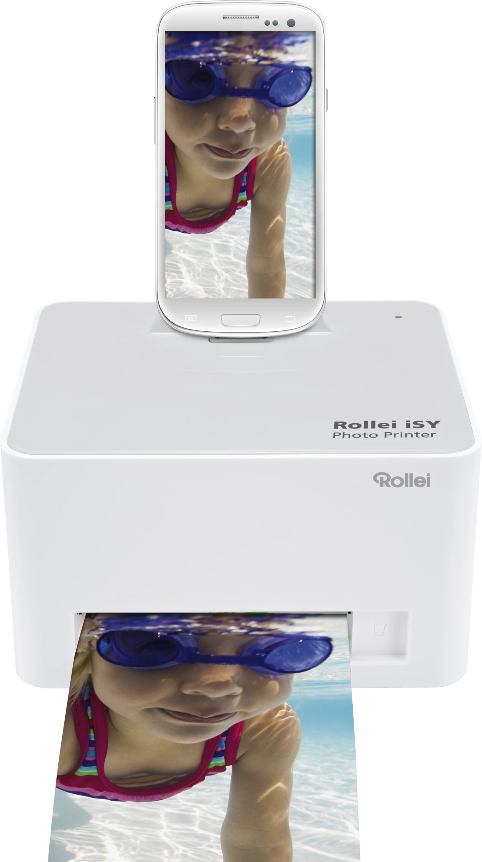 Use of thermo-sublimation in an all-in-one cartridge technology – which combines 260 gram-paper and color ribbon – ensures quality prints from the Rollei iSY Photo Printer