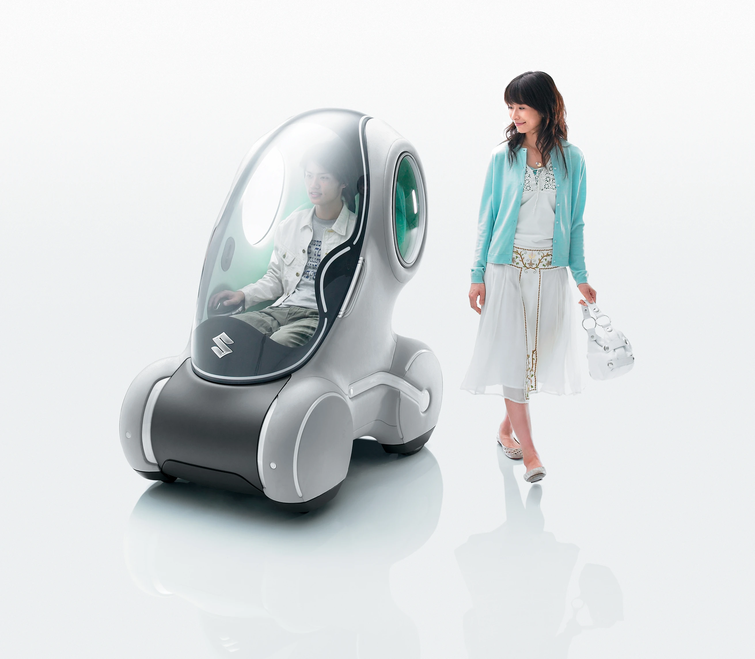 The Suzuki Pixy was designed to fit inside other larger conveyances to facilitate travel across different distances