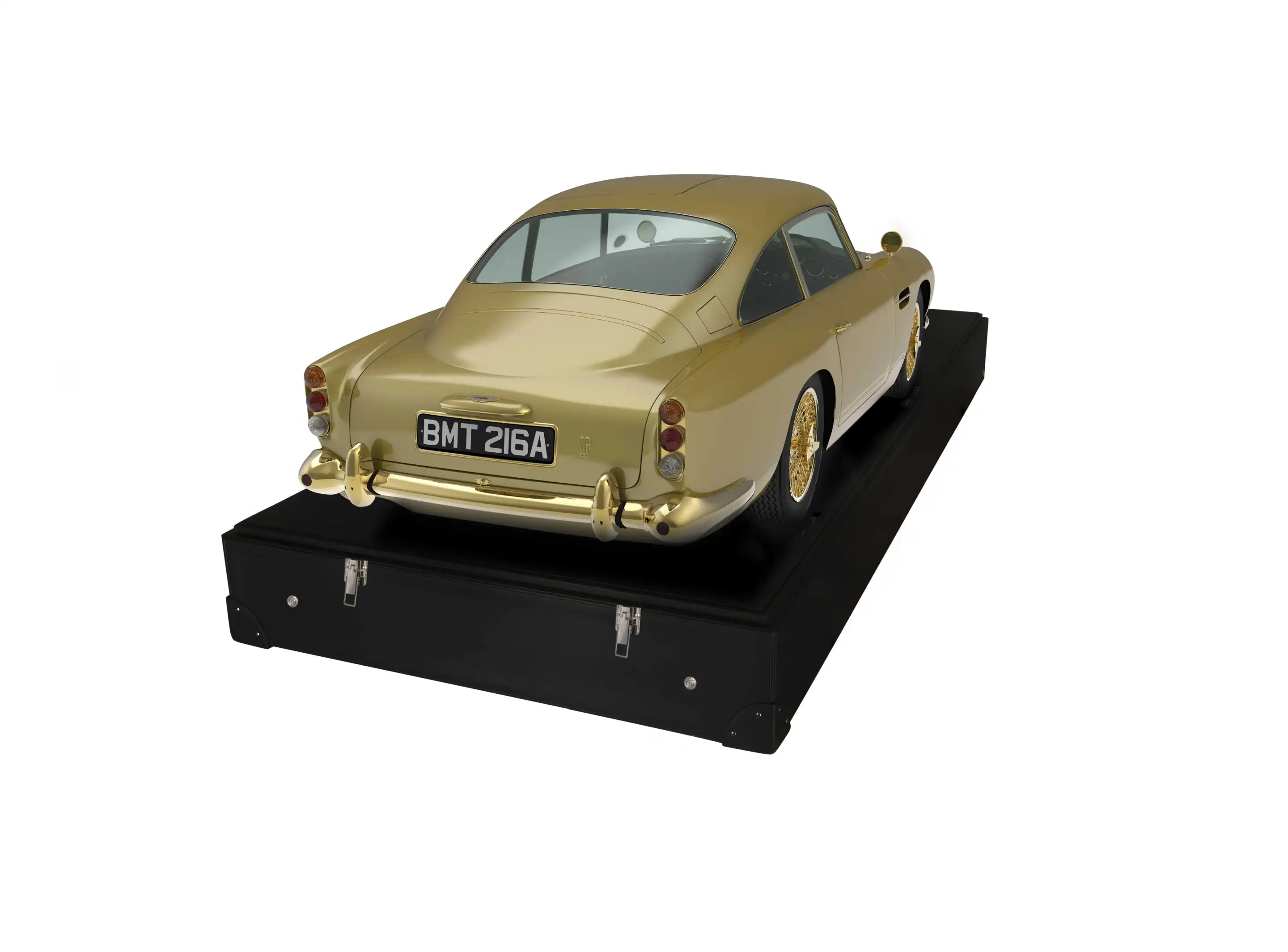 The replica DB5 marks the 50th anniversary of Goldfinger (Image: Christie)