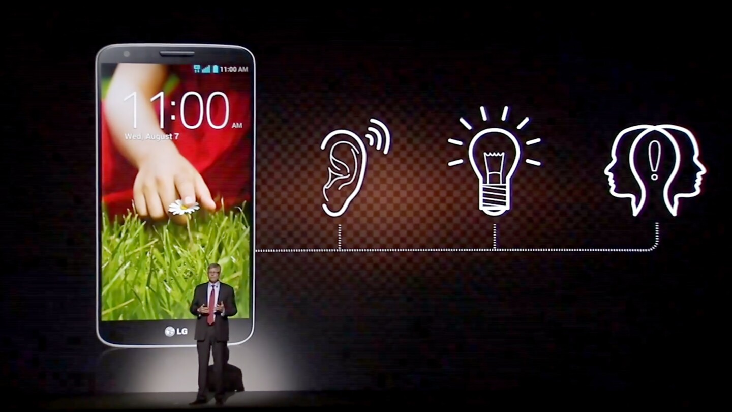 The G2 rocks a 5.2-inch 1080p display, and a beastly Qualcomm Snapdragon 800 processor