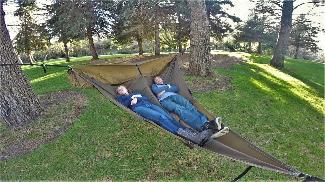 The Treble Hammock 2.0 fits one or two people