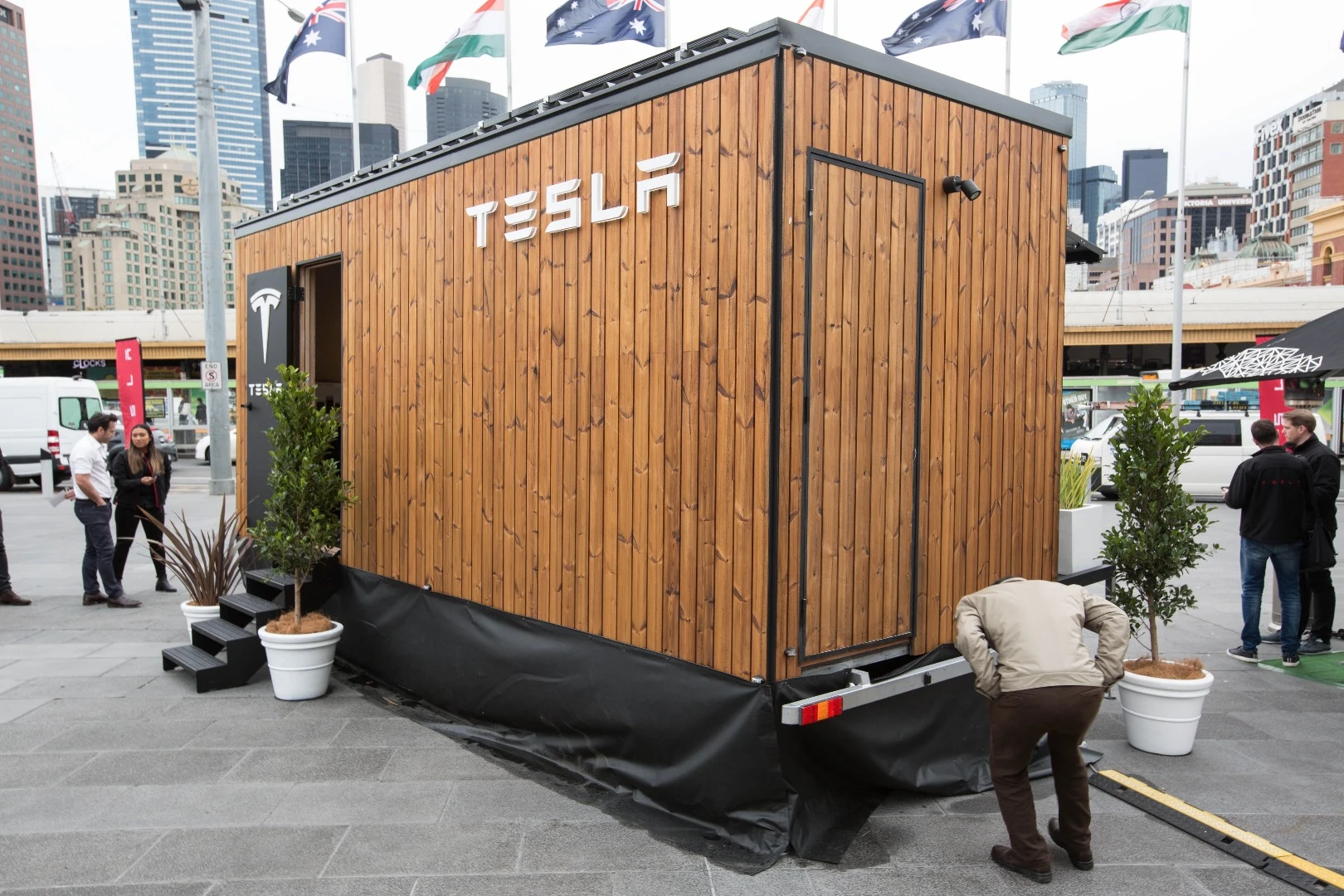 The Tesla Tiny House will be touring around Australia's east coast