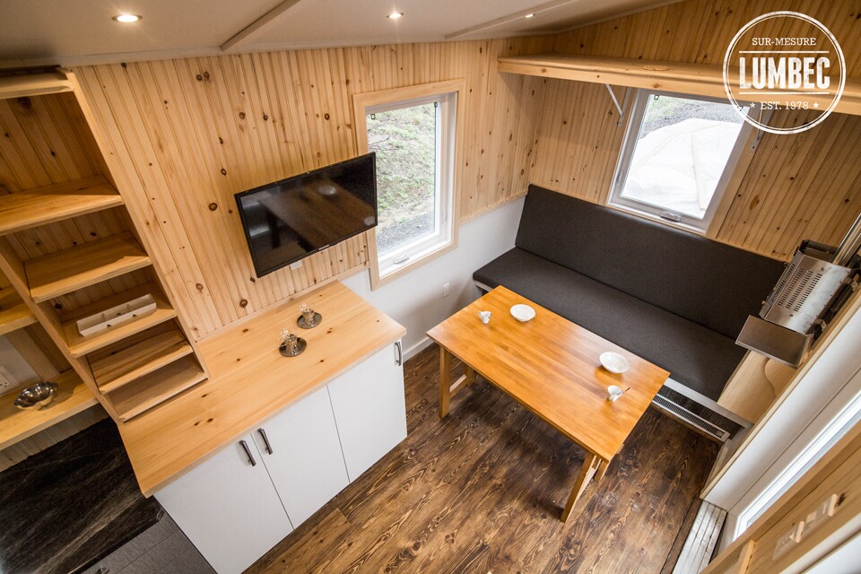 The lounge area