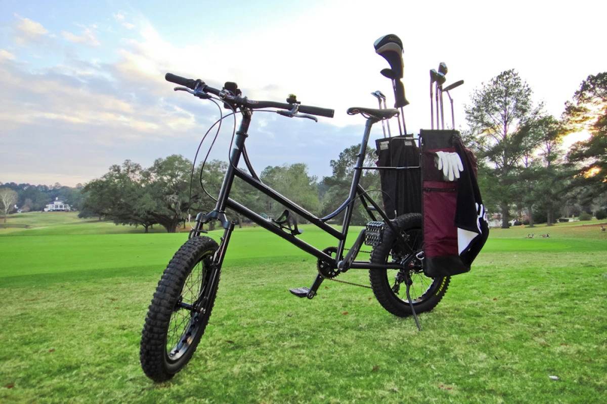The Golf Bike in its natural habitat