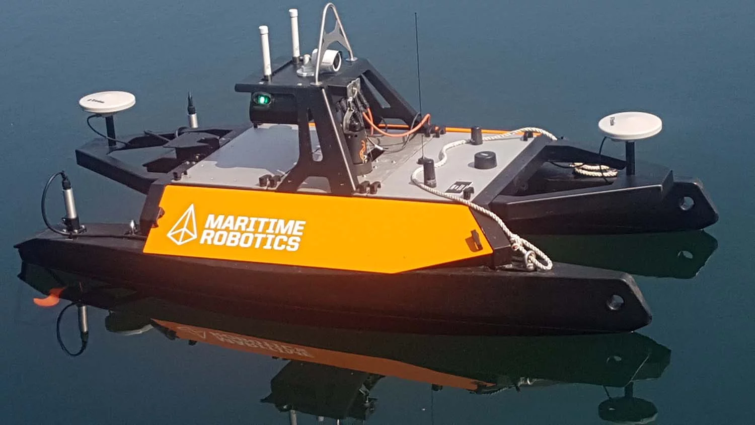 The Otter Pro remote-controlled vessel for conducting underwater survey operations