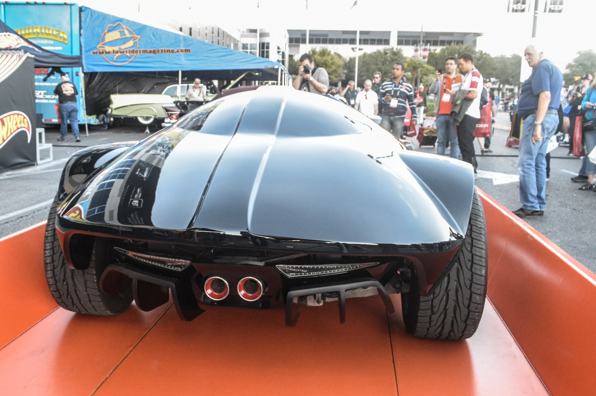The Darth Vader car was immediately recognizable as the infamous villain (Photo: C.C. Weiss/Gizmag)