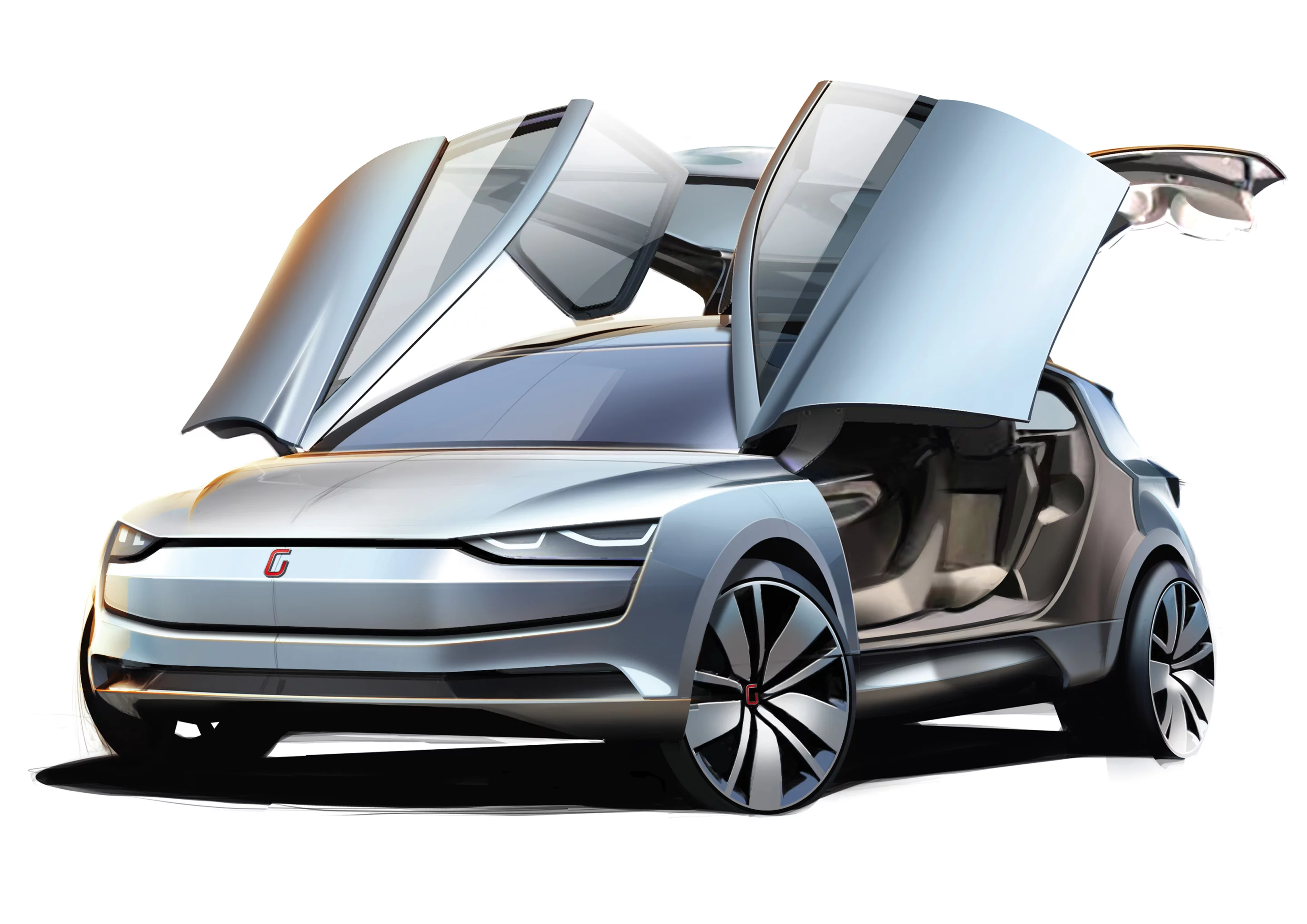 Artist's concept of the Italdesign Giugiaro Clipper