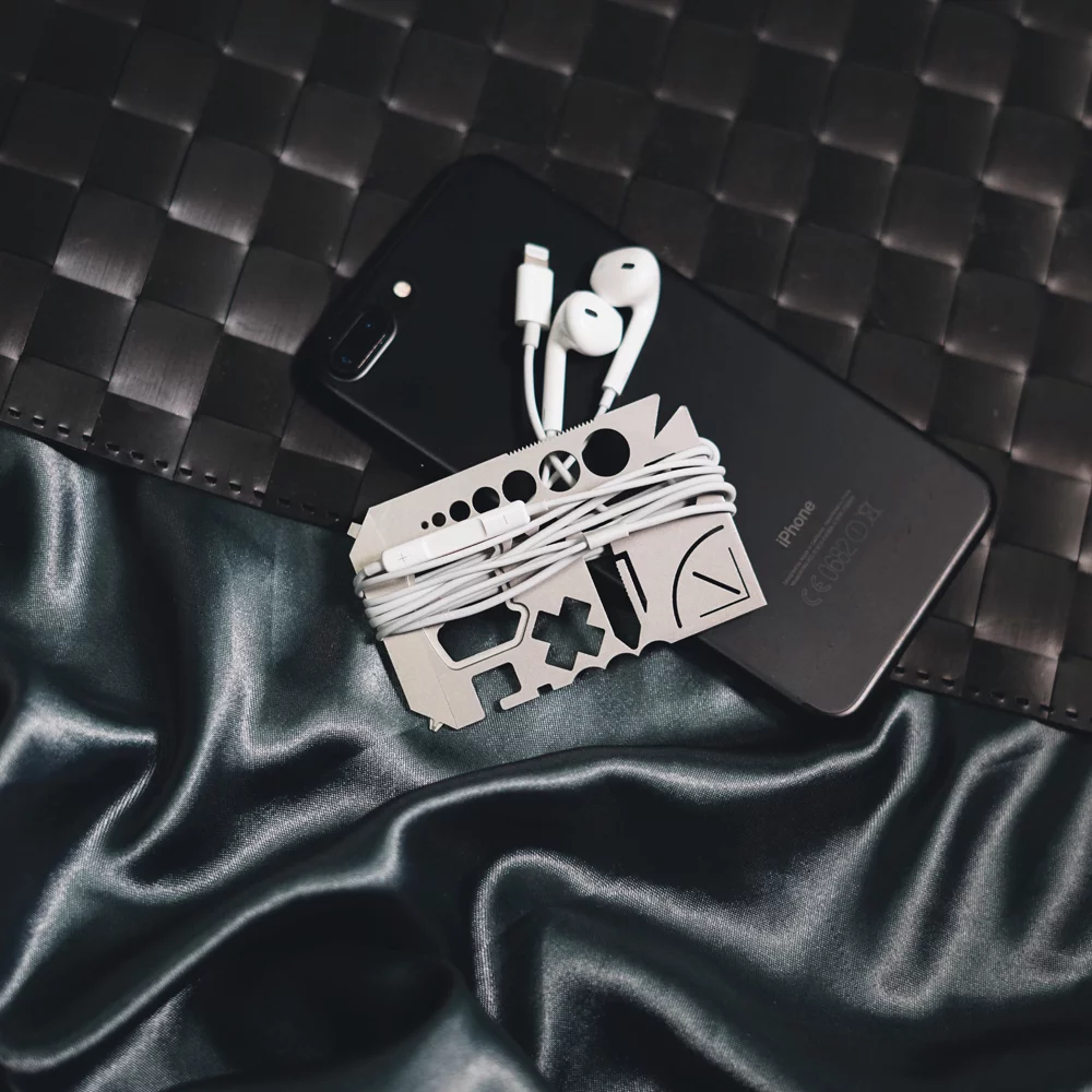 You can also wrap earbuds around Disc's MultiCard Multitool in November