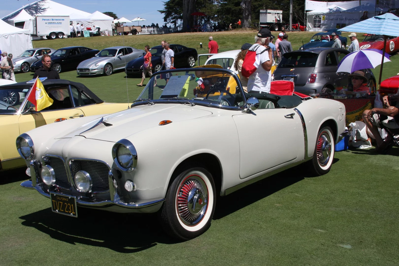 1958 Fiat 1200 TV at The Concorso Italiano
