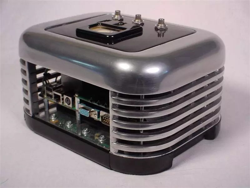 The rear of the DECOmputer