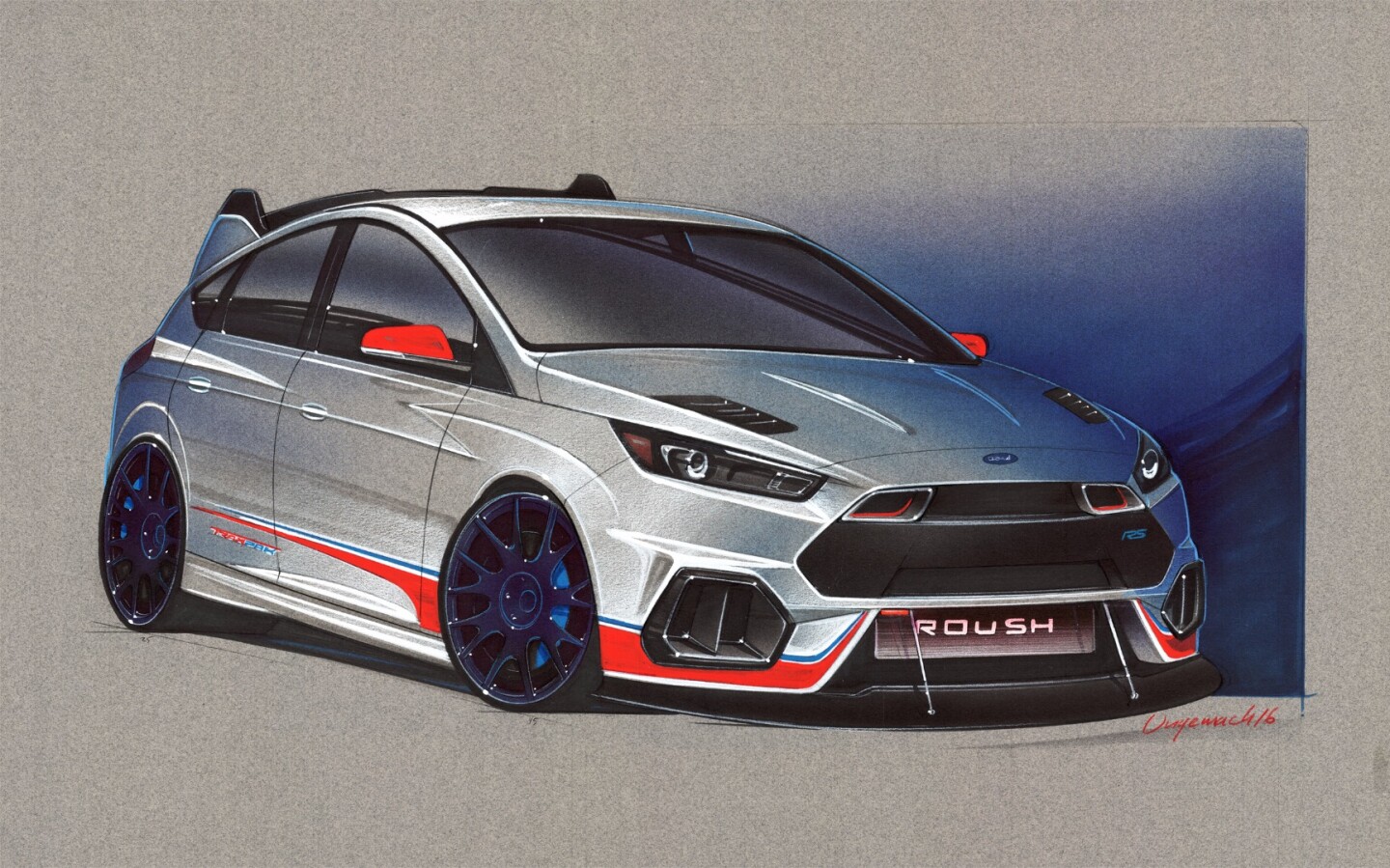 Roush is best known for Mustangs, but it's squeezed 500 hp from the Focus RS
