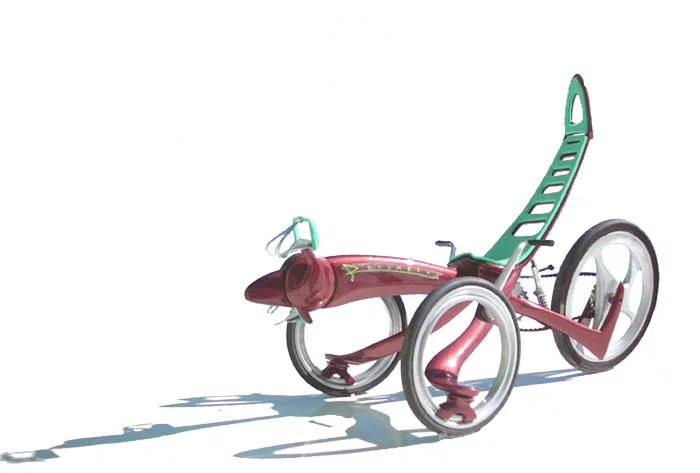 One of Sapir's earlier designs was a recumbent trike
