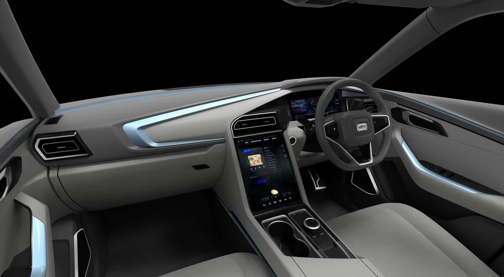 Interior looks basic but decent in these renders