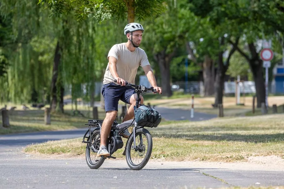 The 4th-gen Vektron folding ebikes feature a Bosch Performance mid-motor and PowerPack combo for pedal-assist up to 20 mph and 75-mile range potential