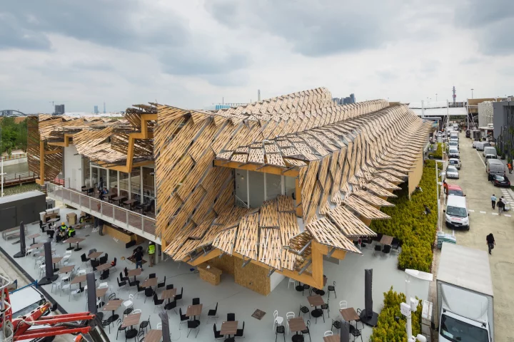 The China Pavilion for Milan Expo 2015 won the Beauty of Wood – Innovation prize