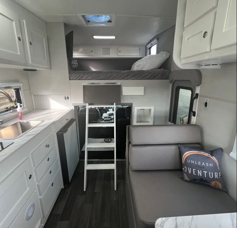 Inside the new Tiger Panthera camper truck