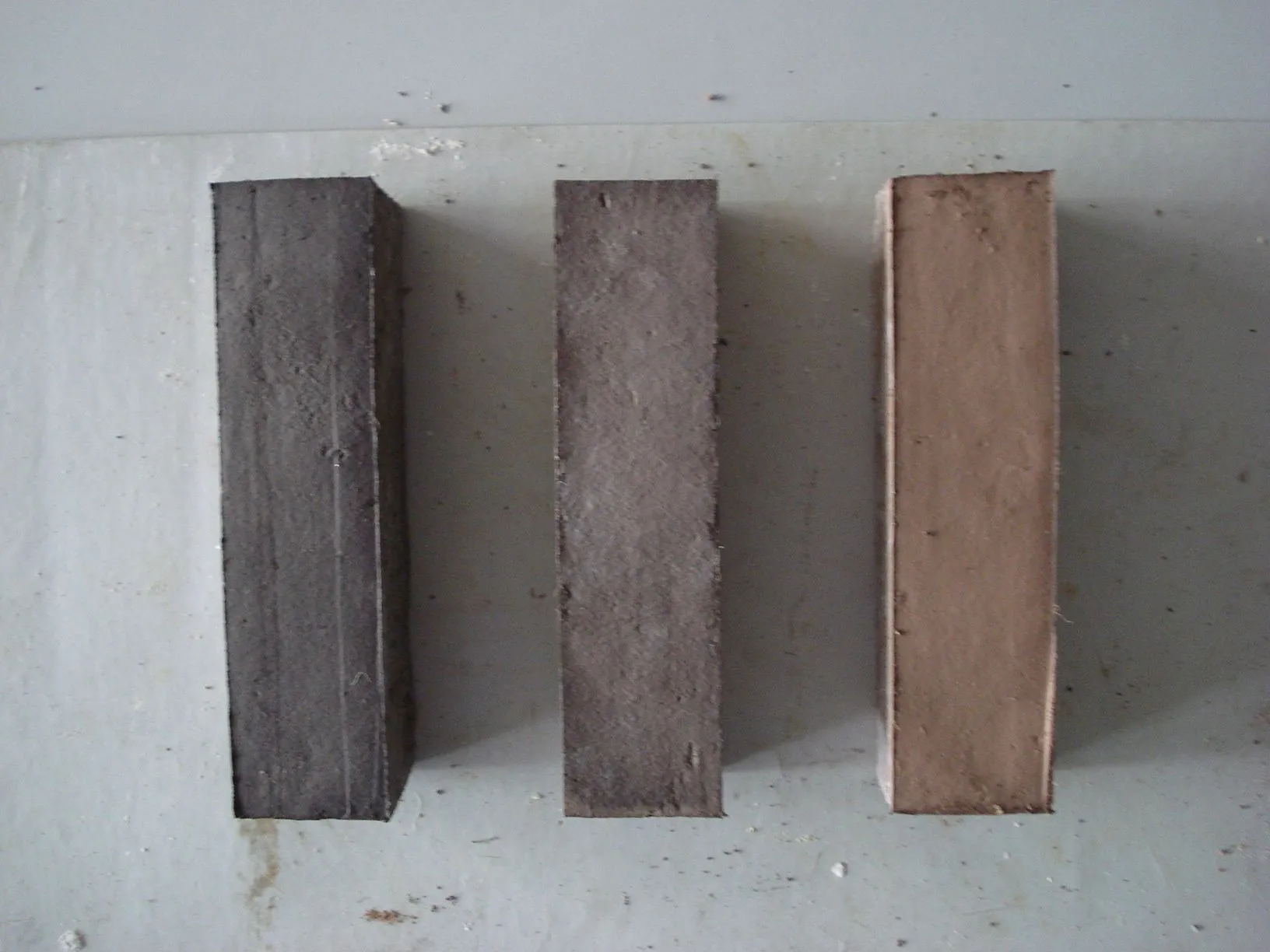 Bricks made for the Seville/Strathclyde study