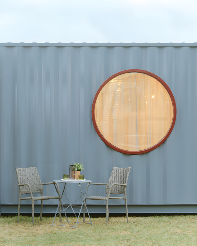 Shipping container tiny house designed for long-term living