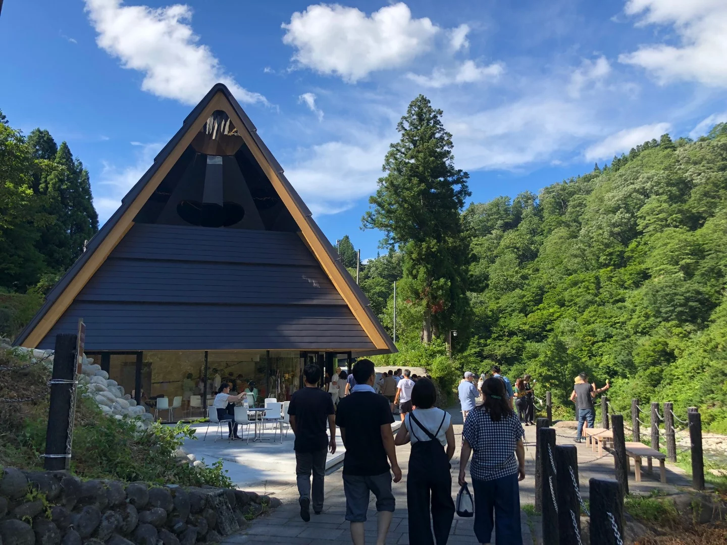 Visitors descend on the revamped Kiyotsu Gorge Tunnel